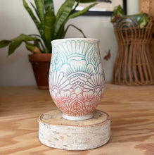 Load image into Gallery viewer, Sunset Mandala Cup 19