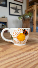 Load image into Gallery viewer, Monarch Daisy Tea Cup 1