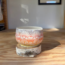 Load image into Gallery viewer, Sunset Mandala Matcha Bowl 17