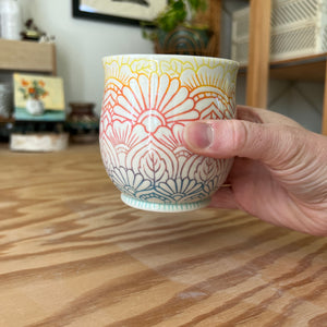 Sunset Mandala Cup