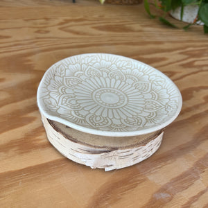 Neutral Mandala Spoon Rest 3