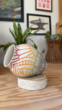 Load image into Gallery viewer, Rainbow Mandala Vase 31

