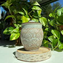 Load image into Gallery viewer, Mandala Jar with Knob Lid 34
