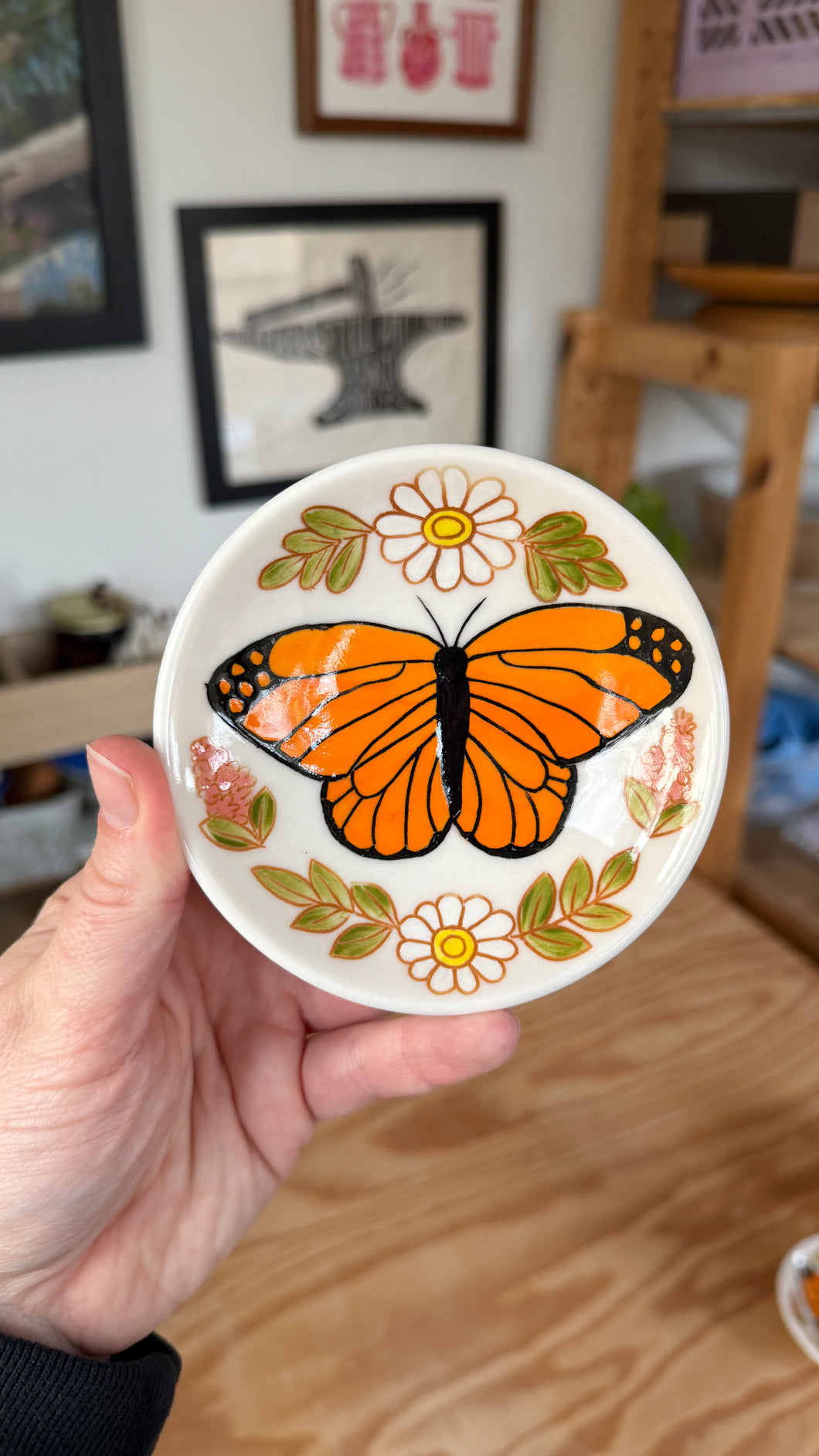 Butterfly Garden Dish 13