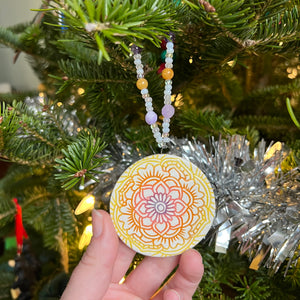 Sunset Mandala Ornament 28