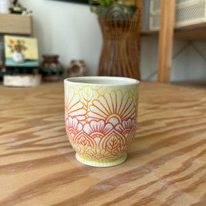 Sunrise Mandala Mini Cup