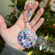 Load image into Gallery viewer, Lavender Mirrorball Ornament 29
