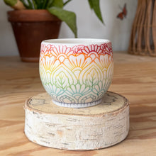 Load image into Gallery viewer, Rainbow Mandala Mini Cup 9
