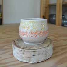 Load image into Gallery viewer, Sunset Mandala Mini Cup 11
