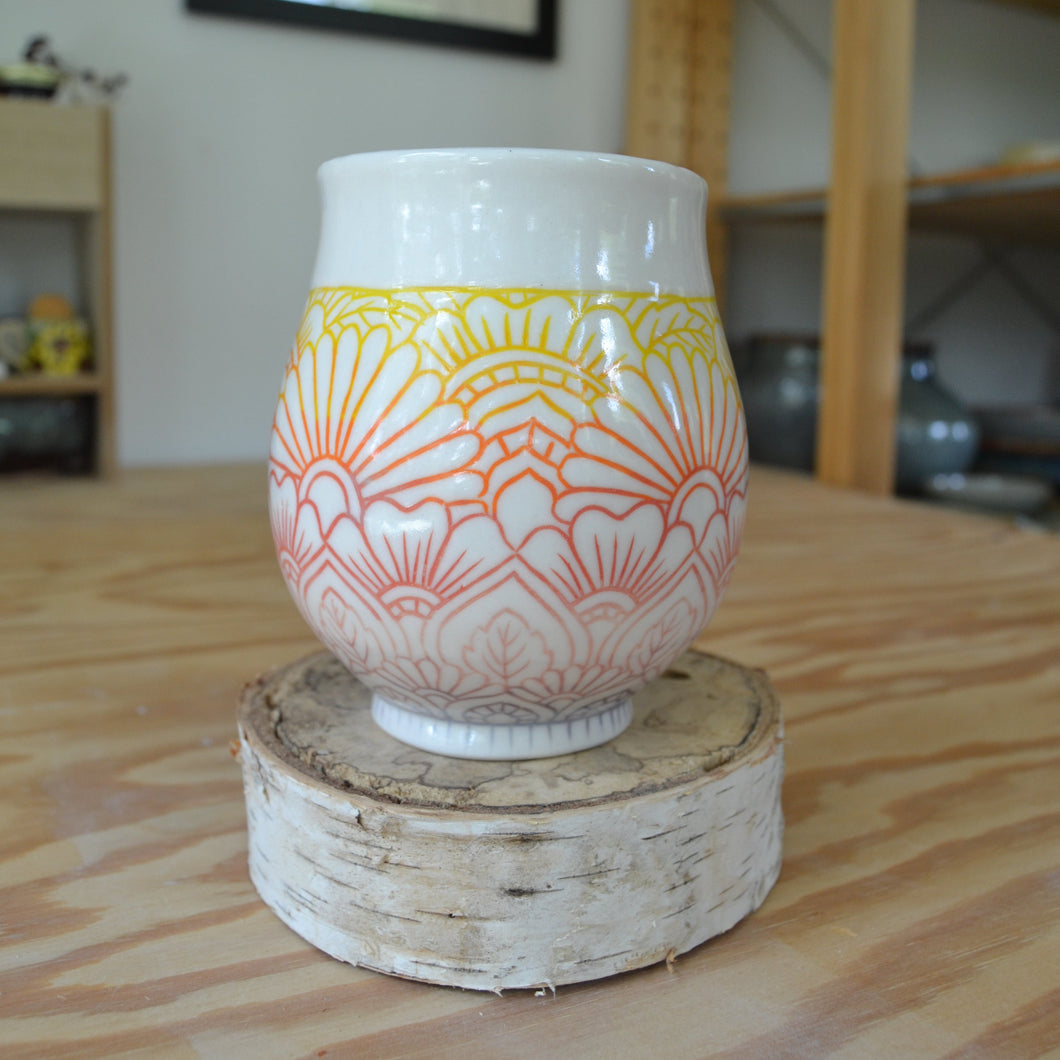 Sunset Mandala Cup 14