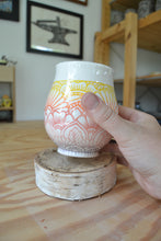 Load image into Gallery viewer, Sunset Mandala Cup 14
