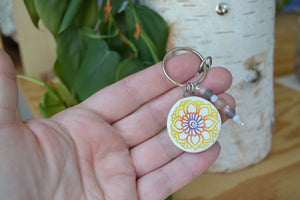 Sunset Mandala Keychain 19