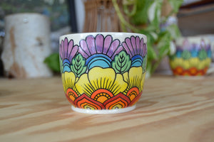 Rainbow Bloom 8oz Mug 1