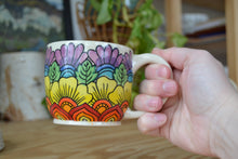 Load image into Gallery viewer, Rainbow Bloom 8oz Mug 1
