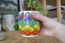 Load image into Gallery viewer, Rainbow Bloom 12oz Cup 6
