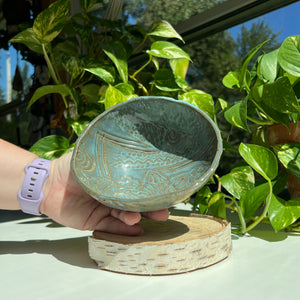 Hand-built Pattern Bowl 36