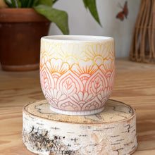 Load image into Gallery viewer, Sunset Mandala Mini Cup 5
