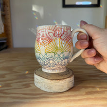 Load image into Gallery viewer, Rainbow Mandala Mug 12
