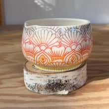 Load image into Gallery viewer, Sunset Mandala Matcha Bowl 17

