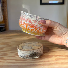 Load image into Gallery viewer, Sunset Mandala Matcha Bowl 17
