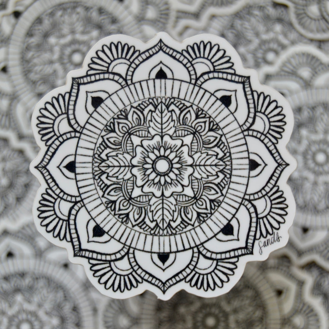 Simply Sands Ceramics Vinyl Mandala Sticker