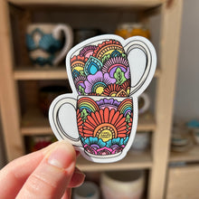 Load image into Gallery viewer, Rainbow Mug Stack Sticker
